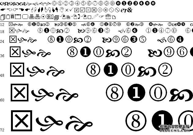 wingdings2字体下载