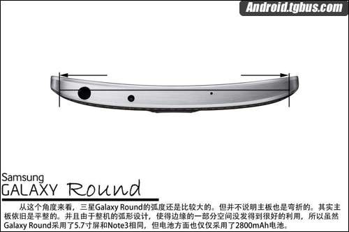 galaxy round_柔软性屏幕可弯曲三星GalaxyRound评测体验