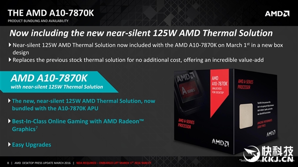 史上最强AMD APU降临：散热器太良心了！