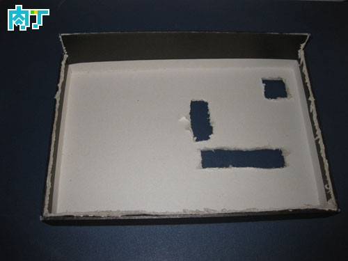 手工DIY纸板笔记本散热架装置╭★肉丁网