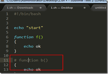 sublime text2 使用技巧心得总结