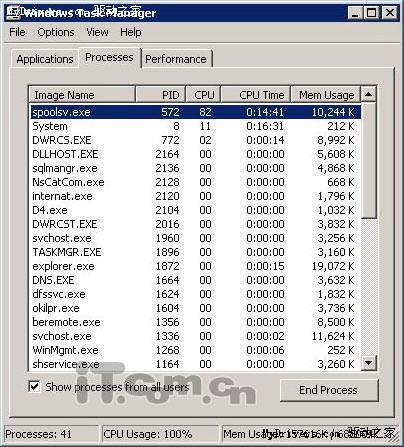 小技巧：教你如何清除Spoolsv.exe木马 