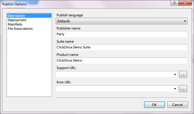 ClickOnce部署Winform程序的方方面面