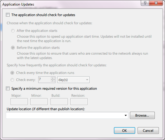 ClickOnce部署Winform程序的方方面面
