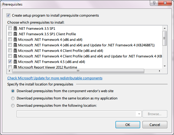ClickOnce部署Winform程序的方方面面