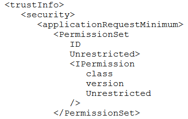 ClickOnce部署（5）：自定义安全权限