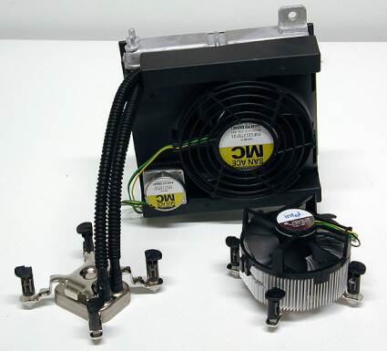 真的假的！Intel标配的液冷散热器？？？ 