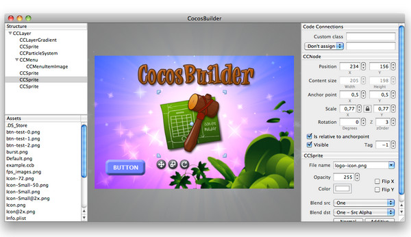 CocosBuilder Mac版