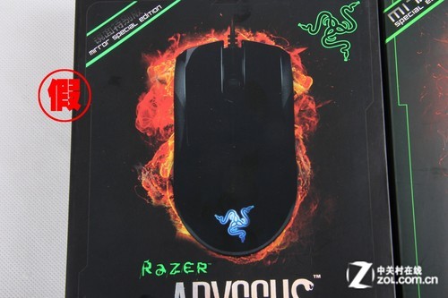 小白又将被坑? 真假地狱狂蛇鼠标对比 