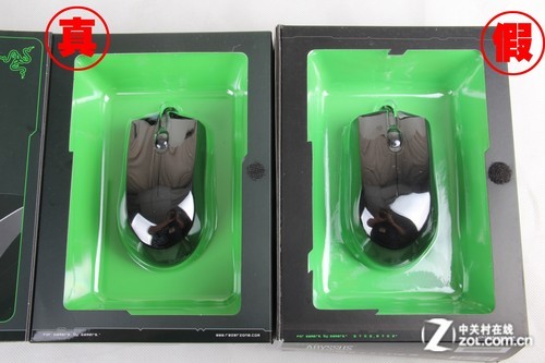 小白又将被坑? 真假地狱狂蛇鼠标对比 