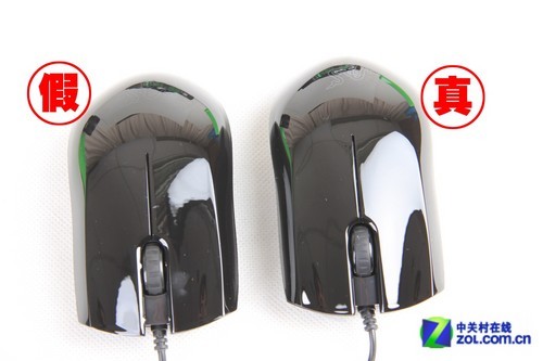 小白又将被坑? 真假地狱狂蛇鼠标对比 