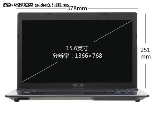 华硕K55D外观简介