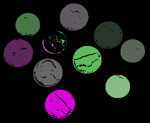 二值图像求取连通域算法