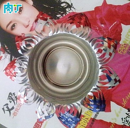 易拉罐烟灰缸怀旧DIY教程╭★肉丁网