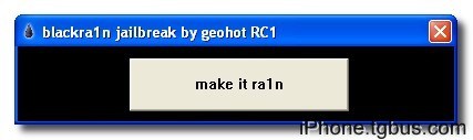 iPhone/iPod touch全系列越狱软件黑雨blackra1n RC1使用
