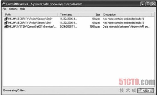 3.2.2 免费的Rootkit扫描软件(组图)
