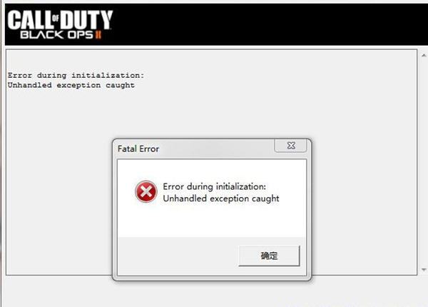 使命召唤9error during initialization问题解决办法