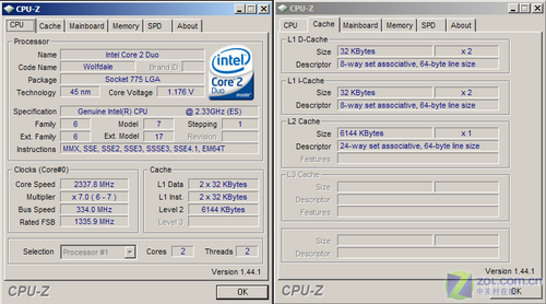 Intel45nm入门级现身 E8100/Q9100首测 