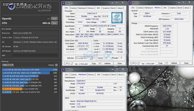 超微主板逆天，Skylake i3可超外频