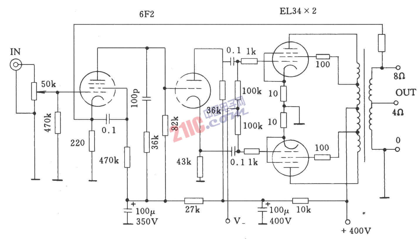 电子管Dynaco ST70功放电路