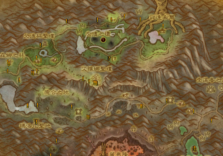 QuestHubber地图任务交接点指示 178魔兽插件站