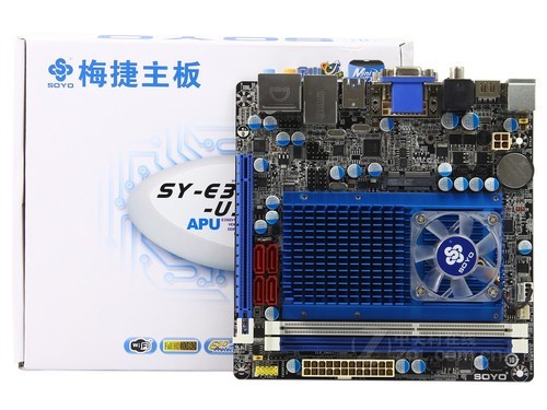 小身材有大作为 梅捷豪华E350主板评测