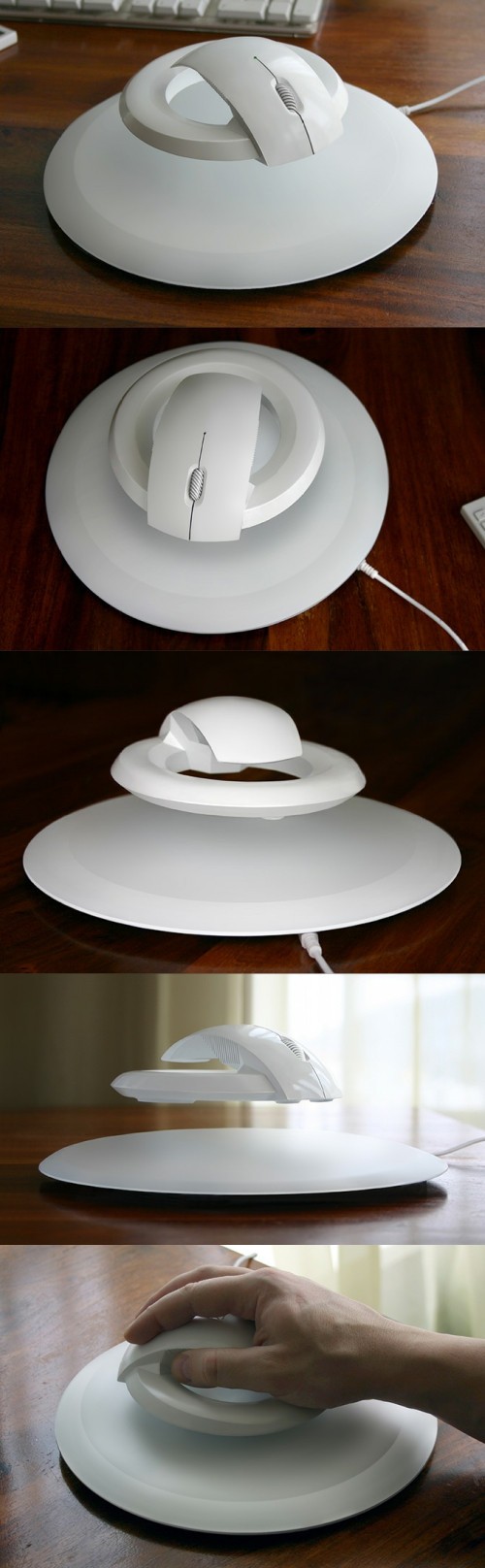 拒绝职业病 磁悬浮无线鼠标正式亮相 