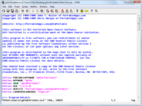 Notepad++ Portable Screenshot