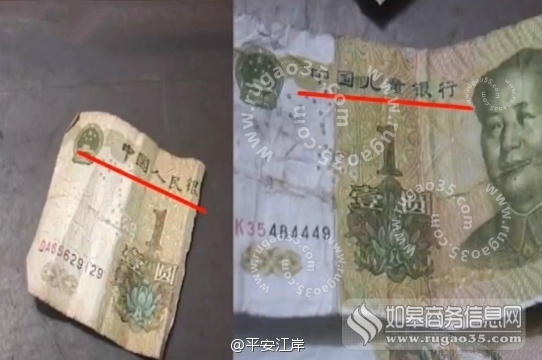 公交惊现中国儿童银行纸币
