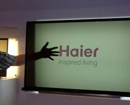 海尔透明电视售价成谜 新型电视眼睛可转台调音