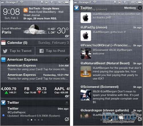 bitesms 替代_intelliscreenx8教程_IntelliScreenX锁屏越狱插件即将更新支持iOS7