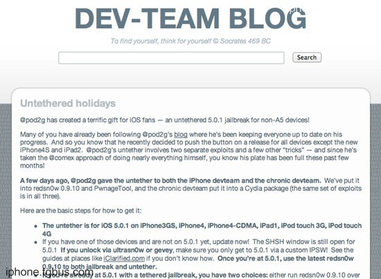 5.0.1越狱_ios9.2.1完美越狱_如何完美越狱_iOS5.0.1完美越狱redsn0w0.9.10b1工具发布