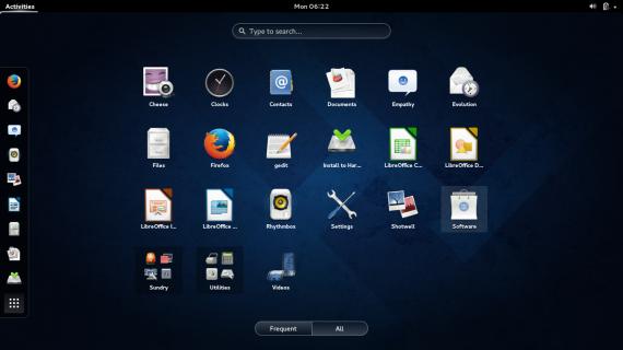 Fedora 20 gnome software center 01