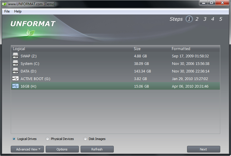 unformatted citations?unformat不可用?磁盘数据恢复 UNFORMAT下载