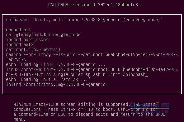 ubunt 进入路径?ubuntu 只读 config?Ubuntu root 密码忘记
