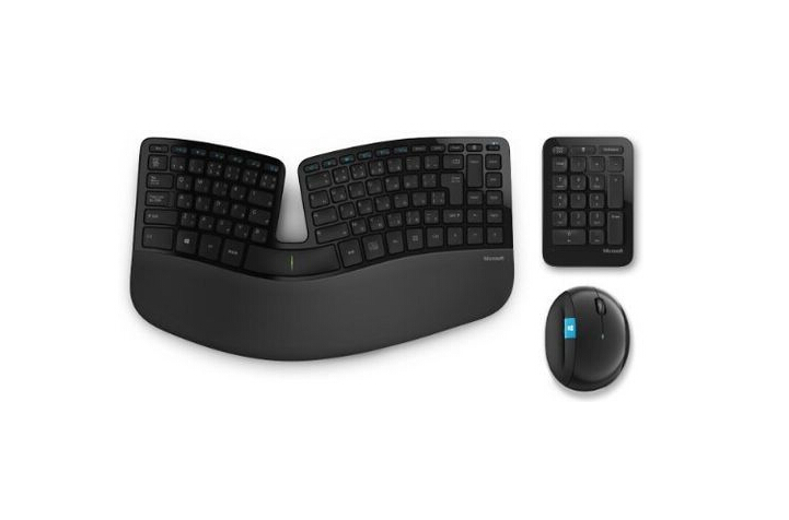  微软 L5V-00022 Sculpt Ergonomic 人体工程学无线键鼠套装