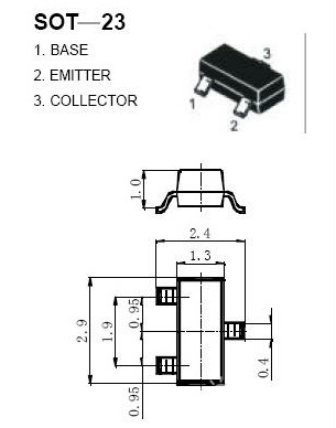 8050三极管引脚图 8050三极管参数