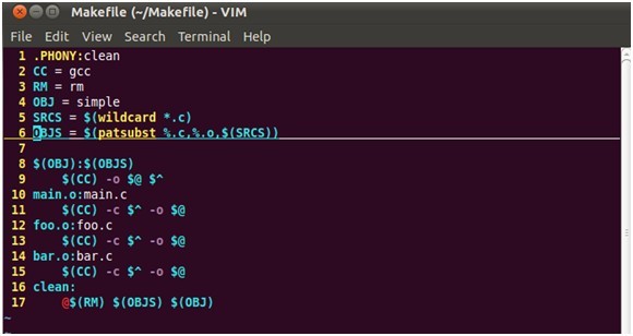 patsubst_filter-out_makefile 清理中间文件