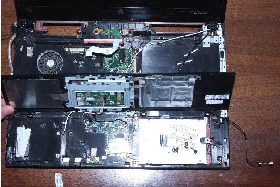 4416s拆显示屏?惠普probook4416拆机?惠普4416s拆机图解