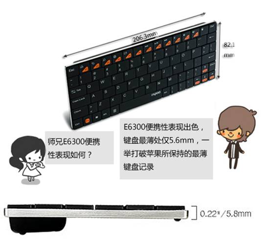 iPad键盘如何选？看雷柏E6300