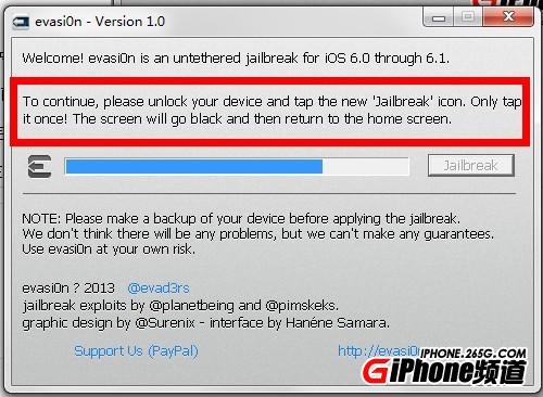 IOS6.1完美越狱