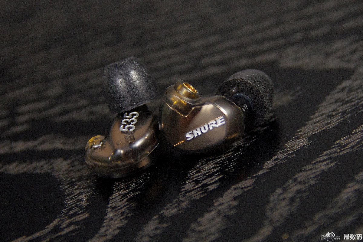 定制耳机?森海塞尔ie8?动铁四天王之一 舒尔SE535高端耳塞体验