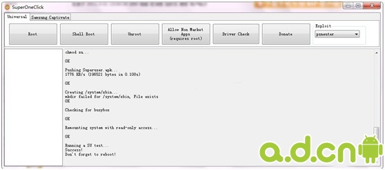  S5830 Galaxy Ace Root教程