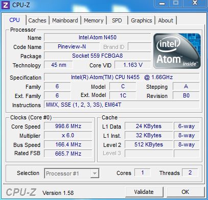 附：三星NC110测试成绩截图