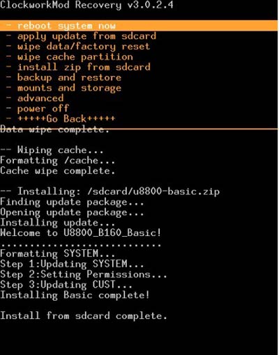 华为u8800刷机?status 7?assert failed getprop?华为U8800最完美刷机图文教程