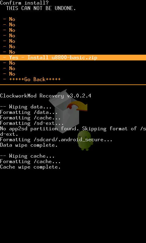 U8800最完美刷机教程