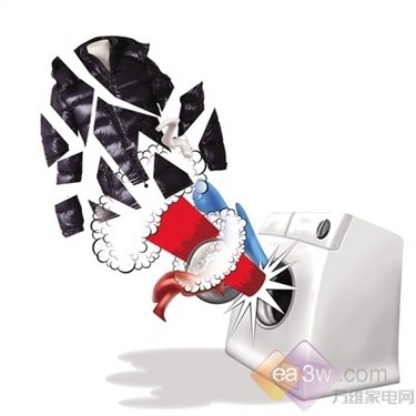 科学大揭秘 啥样的洗衣机洗羽绒服会爆炸？ 