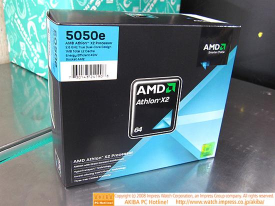 45W低功耗Athlon X2新品5050e上市
