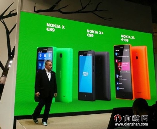 诺基亚MWC推安卓手机 NokiaX/X+/XL三箭齐发未见Lumia