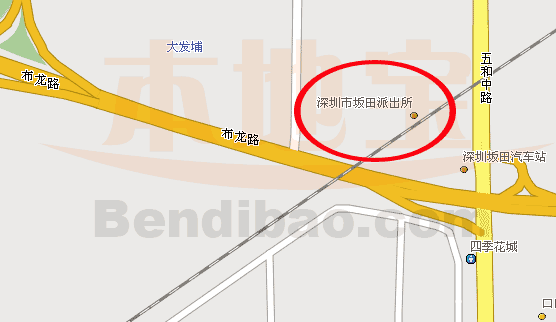 深圳三维地图本地宝?三维地图高清版?深圳市道路地图?龙岗区坂田派出所电子地图